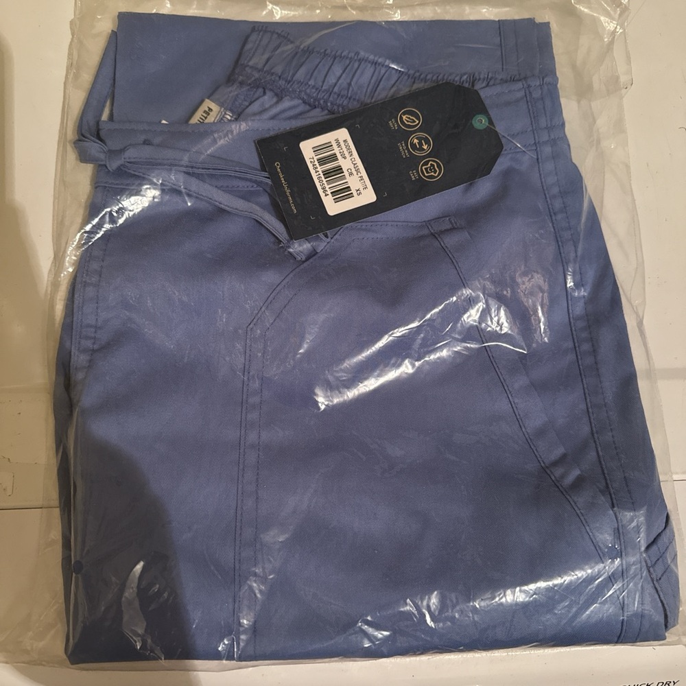 NWT Cherokee Ciel Blue Scrubs